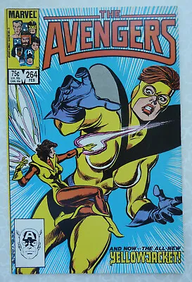 Buy The Avengers #264 - All New Yellow Jacket Marvel Comics - February 1986 VF 8.0 • 9.99£