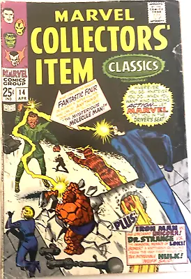 Buy Marvel Collector's Item.# 14. Apr 1968. 68 Pages. Jack Kirby/stan Lee. Gd/vg 3.0 • 6.99£
