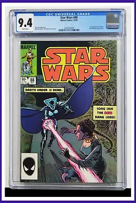 Buy Star Wars #88 CGC Graded 9.4 Marvel October 1984 White Pages Comic Book. • 110.33£