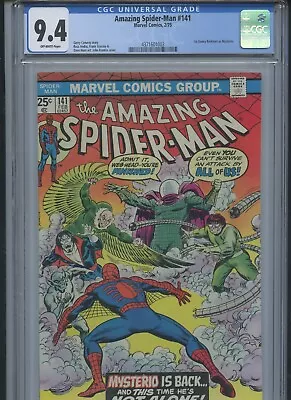 Buy Amazing Spider-Man #141 1975 CGC 9.4 • 131.07£