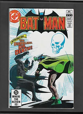 Buy Batman #345 (Doctor Death Story) Very Fine+ (8.5) • 13.44£