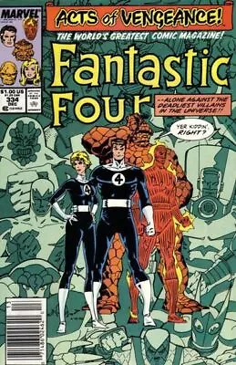 Buy FANTASTIC FOUR #334 (1989) VF | 'Shadows Of Alarm' | Walter Simonson | NEWSSTAND • 2.80£
