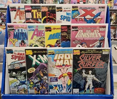Buy Atlantis Attack Set #1-14 (1989 Marvel Annuals) Silver Surfer Spiderman/ Vf-nm • 39.51£