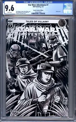 Buy Star Wars Adventures #7  Retailer Incentive Edition Francavilla Sketch CGC 9.6 • 27.08£