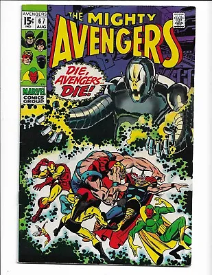 Buy Avengers 67 - F 6.0 - 1st Ultron Cover - Black Panther - Iron Man - Thor (1969) • 47.30£