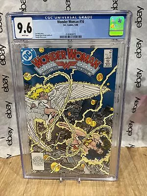 Buy Wonder Woman #16  George Perez Cover CGC 9.6 Marvel Comic 1988 New Slab Minty • 26.92£