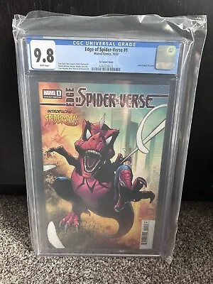 Buy Edge Of Spider-Verse #1 CGC 9.8 Spider Laird 1st Appearance Variant Cover • 10.49£