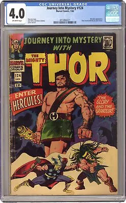Buy Thor Journey Into Mystery #124 CGC 4.0 1966 4014866021 • 83.14£