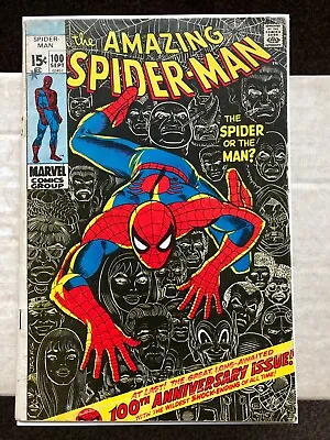 Buy Mark Jeweler Insert Amazing Spider-Man 100 (1971) Anniversary Issue, Cents • 133.99£