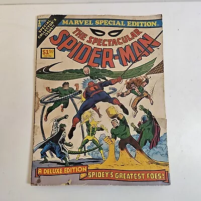 Buy 1975 MARVEL Special Edition #1 THE SPECTACULAR SPIDER-MAN Treasury Edition • 20.05£