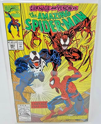 Buy Amazing Spider-man #362 3rd Overall Carnage Appearance *1992* 9.0 • 20.48£