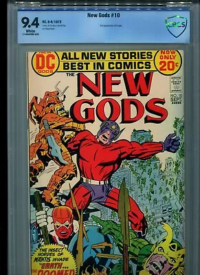 Buy New Gods #10 CBCS 9.4 (1972) DC Comics 2nd Appearance Of Forager White Pages • 78.87£
