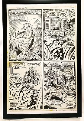 Buy Fantastic Four #84 Pg. 16 By Jack Kirby 11x17 FRAMED Original Art Poster Marvel  • 47.61£