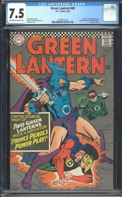 Buy Green Lantern 45 CGC 7.5 OWW Silver DC Comic 2nd GA GL IGKC L@@K • 96.03£