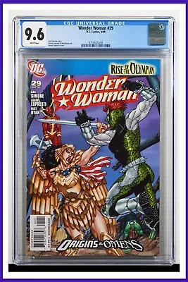 Buy Wonder Woman #29 CGC Graded 9.6 DC April 2009 White Pages Comic Book. • 59.13£