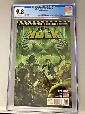 Buy Totally Awesome Hulk #22 1st Weapon H Cgc 9.8!!! Free Ship • 159.04£