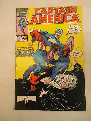 Buy Captain America #325 January 1987 F/vf Fine Very Fine Nomad Marvel Comics • 2.36£