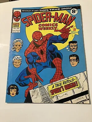 Buy Spider-man Comics Weekly #125 Iron Man, Thor, Marvel On Wings Of Death! • 3.99£