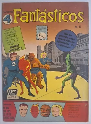 Buy Fantastic Four #11 First App Impossible Man Los 4 Fantasticos #11 La Prensa 1963 • 639.69£