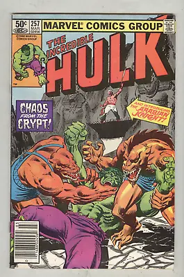 Buy Incredible Hulk #257 March 1981 VG/FN • 3.15£