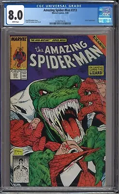Buy Amazing Spider-Man #313 CGC 8.0 • 40.17£
