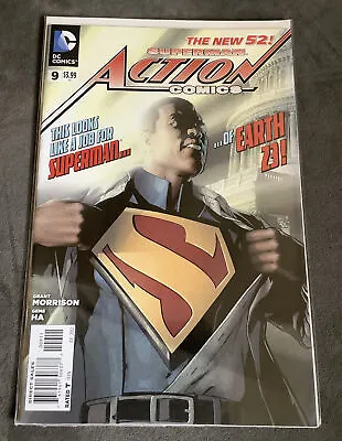 Buy Action Comics #9 New 52 1st Calvin Ellis Cover Black Superman • 9.48£