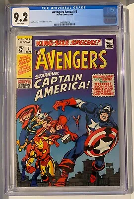 Buy Avengers Annual #3 1969 - CGC 9.2 White Pages • 335£