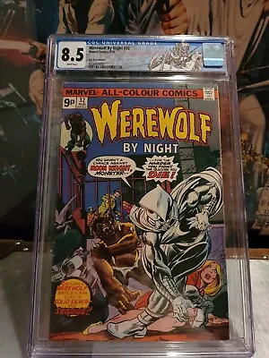 Buy Werewolf By Night #32 Cgc 8.5 White Pages / Origin + 1st App Of Moon Knight • 1,945£