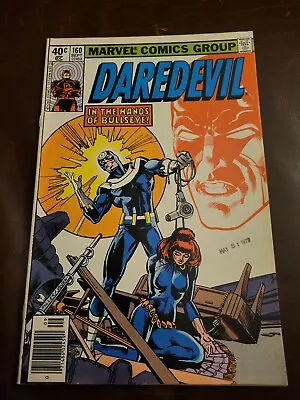 Buy Daredevil #160 VF/NM Bullseye Frank Miller Cvr Newsstand Edition Marvel 1979 • 26.11£