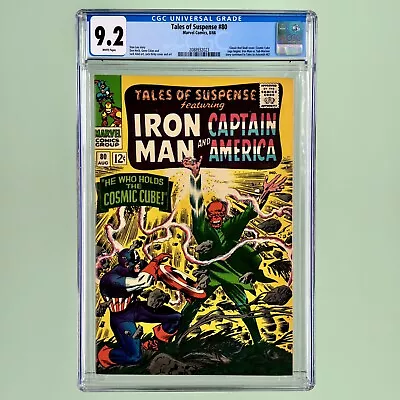 Buy Tales Of Suspense #80 (CGC 9.2) 1966, 1st Cosmic Cube Story, Jack Kirby Cover • 227.05£