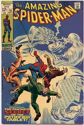 Buy Amazing Spider-Man 74 VF+ 1969 Marvel Comics 2nd App Silvermane John Romita • 79.47£