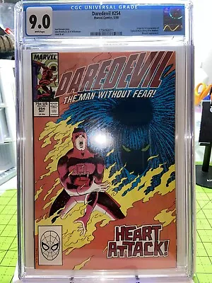 Buy Daredevil 254 CGC 9.0 White Marvel 1988 1st Appearance Of Typhoid Mary • 47.49£
