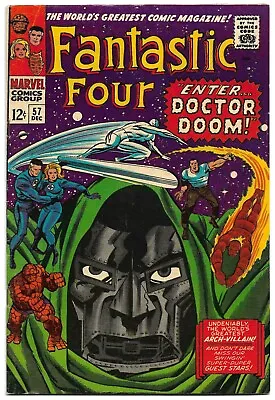 Buy Fantastic Four (1966) #57 * Silver Surfer / Doctor Doom Cover * Kirby / Lee 🔥 • 239.78£