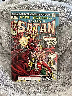 Buy Vintage Marvel Spotlight On The Son Of Satan No. 15 May 1974 Comic Book • 11.88£