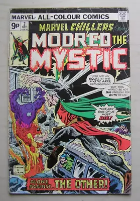 Buy Marvel Chillers #2 Featuring Modred The Mystic - Marvel Comics - Dec 1975 (gd) • 2.95£