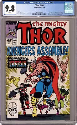 Buy Thor #390 CGC 9.8 1988 4211691007 1st Time Steve Rogers Lifts Mjolnir • 169.27£