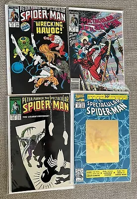 Buy Spectacular Spider-Man 4 Issues #125, 127, 137 & 189 Mixed Lot • 2.49£
