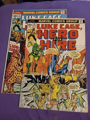 Buy LUKE CAGW HERO For HIRE #12 & #13  1973 • 17.68£