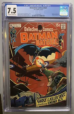 Buy Detective Comics #404 CGC 7.5  1970 Neal Adams/Enemy Ace Tribute/Batgirl • 138.03£
