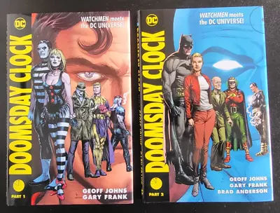 Buy Doomsday Clock Part 1  & 2 By Geoff Johns Hardcover Comics Watchmen • 4.99£