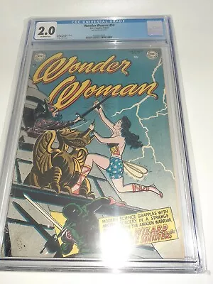 Buy Wonder Woman #54 1952 CGC 2.0 Rare HTF DC Comics  • 316.24£
