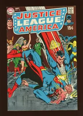 Buy Justice League Of America 74 VF- 7.5 Murphy Anderson FC High Definition Scans * • 74.90£