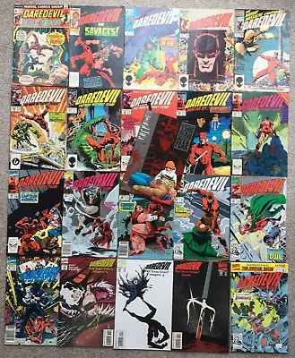 Buy Marvel Comics - Daredevil Vol 1. 1973 To 1993 Mid Grade 21 Comic Lot. • 19.50£