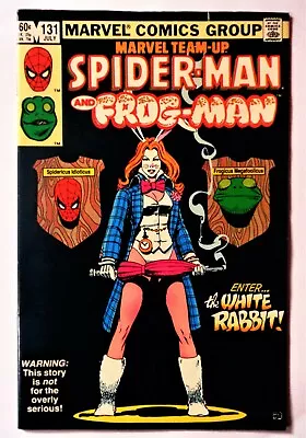 Buy MARVEL TEAM UP Spiderman & Frog Man #131 🔑 KEY 1st White Rabbit 1983 Comic MCU • 24.99£
