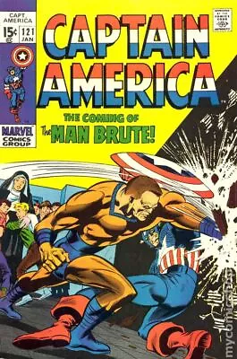 Buy Captain America #121 VG- 3.5 1970 Stock Image Low Grade • 8.79£
