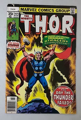 Buy Thor #272 Marvel Comics Bronze Age Mighty Norse God 1st Skrymir G/vg • 4.75£