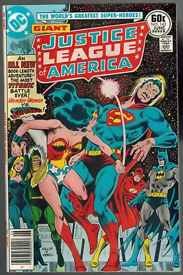 Buy Justice League Of America 143 1st Wonder Woman Vs Superman!  VF+  1977 DC Comic • 32.13£