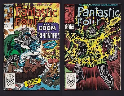Buy Fantastic Four #319 & #330 Doom Vs The Beyonder Marvel 1988 • 9.65£