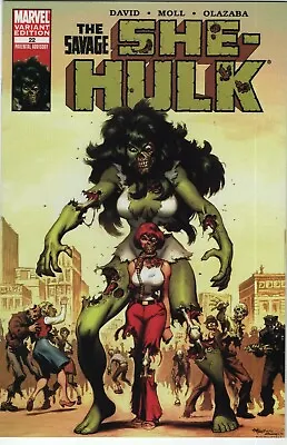 Buy Savage She Hulk #22 1:15 Ed McGuiness Zombie Variant 1st App Jazinta 2007 Marvel • 50.20£
