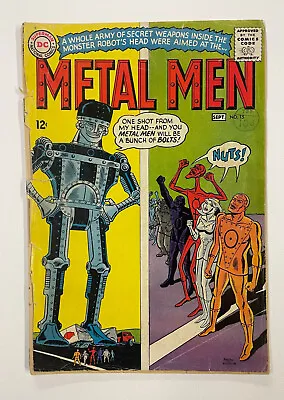 Buy Metal Men #15. Sept 1965. Dc. Fr. Robert Kanigher! Ross Andru! • 10£